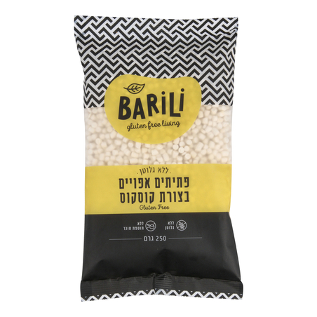 פתיתים אפויים בצורת קוסקוס ללא גלוטן 250 גרם