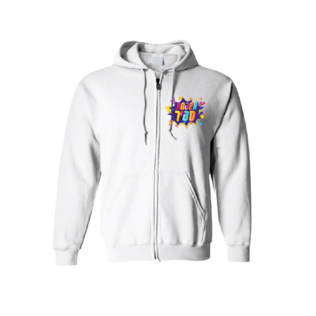 קפוצ'ון לבן עם רוכסן - הקול'צייה החדשה