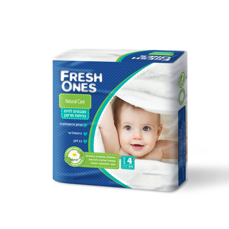 פרשוואנס מגבונים לחים בבישום מרענן   NATURAL CARE מארז רביעייה