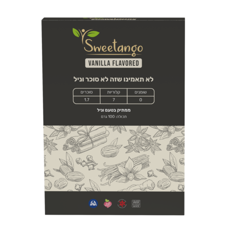 אבקת ממתיק בטעם וניל סוויטאנגו 100 גרם
