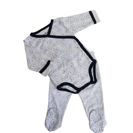 חליפה - אפור דובים