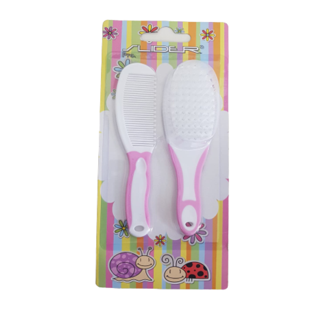 סט מסרקים - ורוד