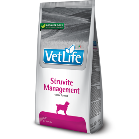 Vet Life Struvite Management וט לייף סטרוויט מנג'מנט מזון רפואי לכלבים 12 ק