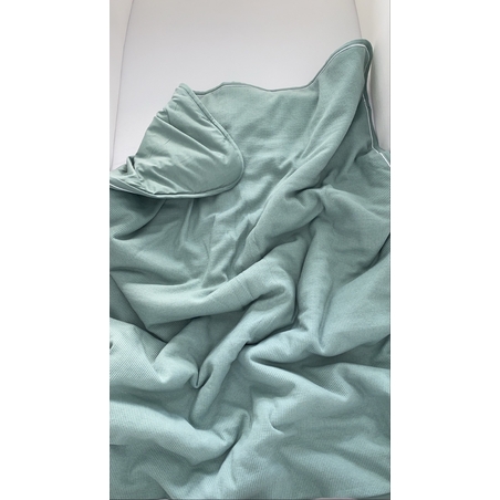 שמיכת קיץ למיטת תינוק | ג'רסי וופל מנטה