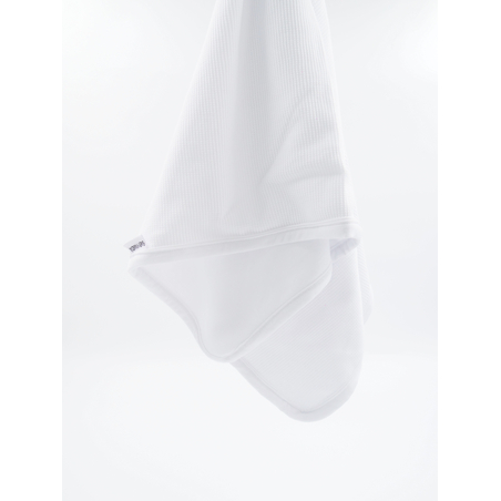 שמיכת קיץ לעגלה\עריסה | לבן שלג