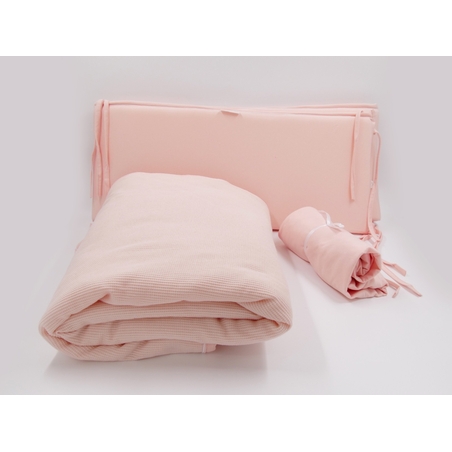 סט קיץ מלא למיטת תינוק | NEW PINK