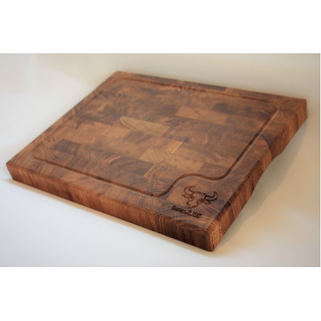  בוצר בלוק אמיתי  קרש חיתוך מקצועי  40X32X4 ס