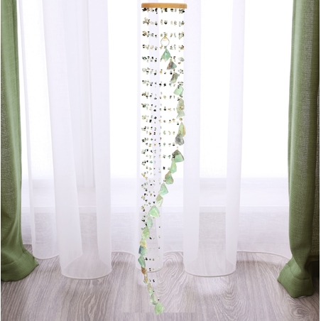 מובייל ספירלה משולב אבני פלורייט מוחלקות 25 זרועות 120 ס