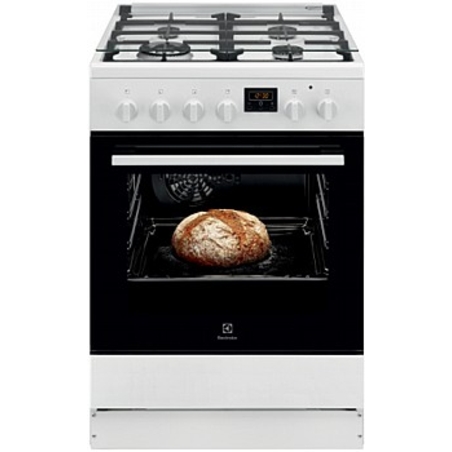 ‏תנור משולב כיריים Electrolux LKK620200W אלקטרולוקס