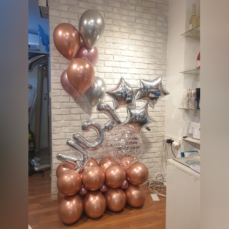 זר מפואר + שם 109