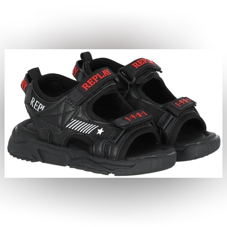 סנדל REPLAY לילדים (מידות 21-35) שחור