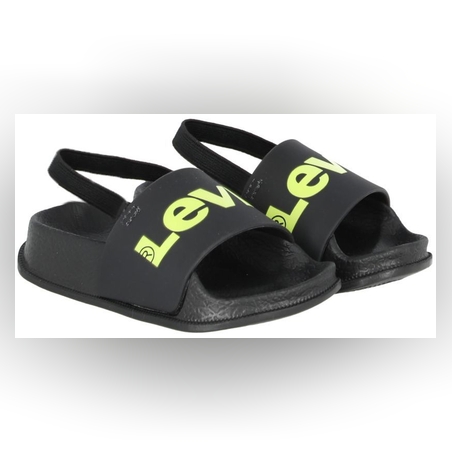 כפכפי LEVIS לילדים(מידות 22-35) לוגו ירוק זוהר