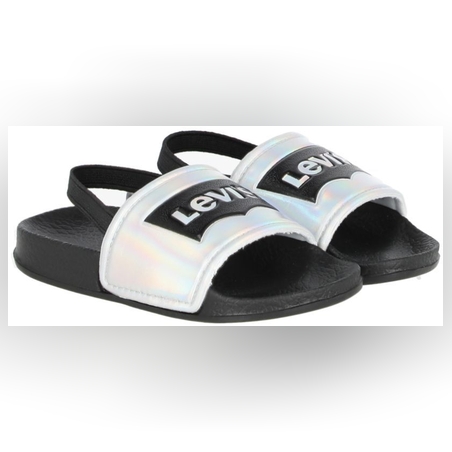 כפכפי LEVIS  (מידות 22-39) לוגו כסוף