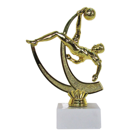 פסלון כדורגל סוואש בועט לאחור 