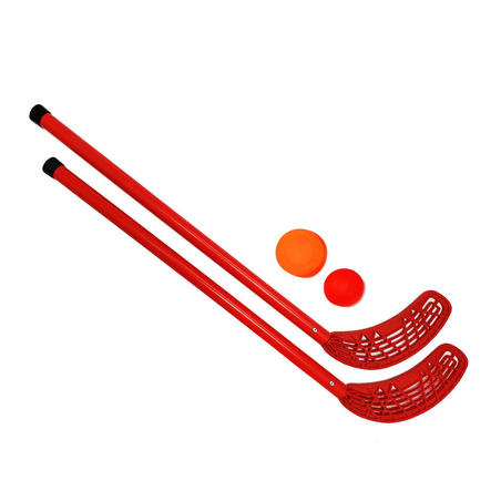 זוג מקלות הוקי מפלסטיק 