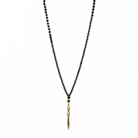 שרשרת נוגו - שחור, זהב