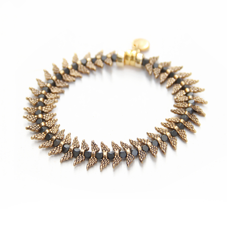 צמיד קמילה - המטייט, זהב מושחר