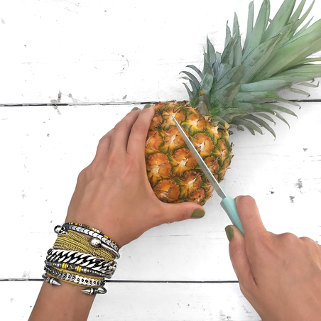 קומבינציית צמידים - אננס 