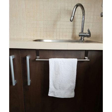 מוט נירוסטה למגבת 35ס