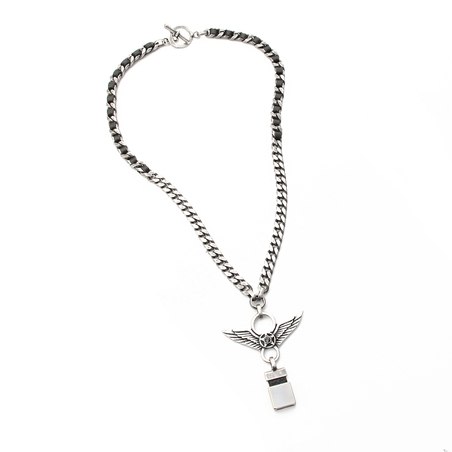 שרשרת נשר קצרה - כסף