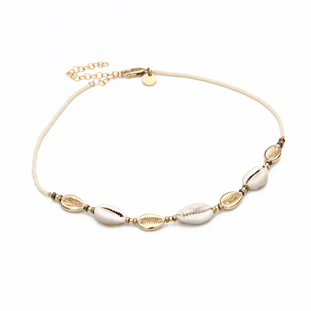 צ'וקר מאווי - לבן, זהב 