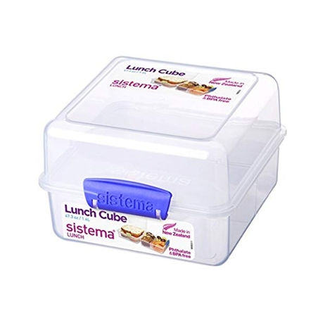 קופסאות אוכל lunch cube סיסטמה שקוף