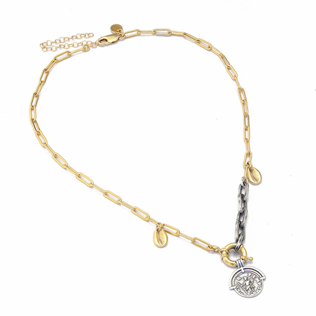 שרשרת טיה - כסף, זהב