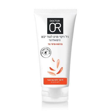 DR OR ג'ל ניקוי פנים לעור יבש בניחוח פרחי בר