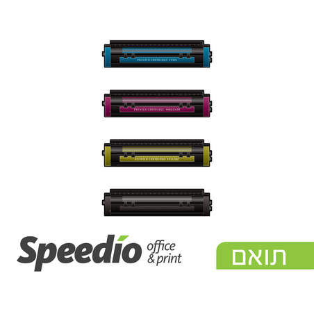 סט 4 טונרים תואמים HP CF540X/541X/542X/543X