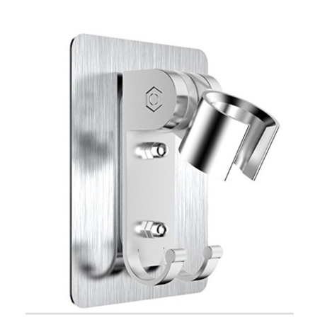 מחזיק ראש דוש למקלחת ללא קידוח עם 