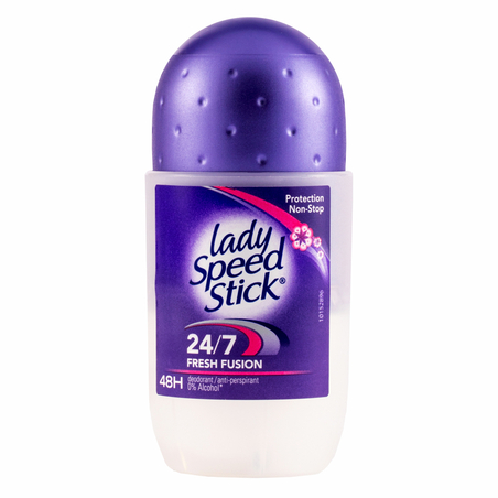 ליידי ספיד סטיק 24/7 דאודורנט רול-און פרש פיוז'ן להגנה מירבית 50 מ'ל
