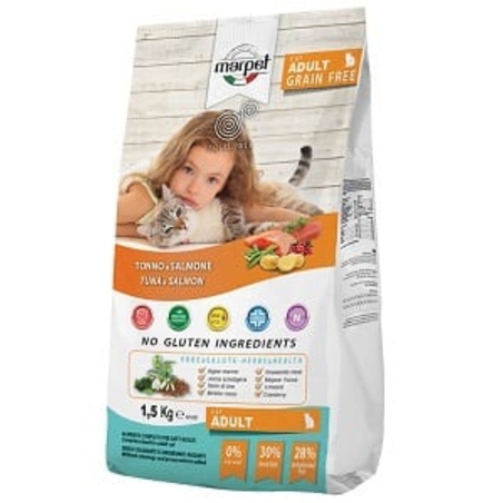 אקוליבריה חתול טונה וסלמון 6  ק