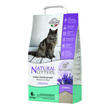 חול אקולוגי מתגבש אקוליבריה - ריח לבנדר