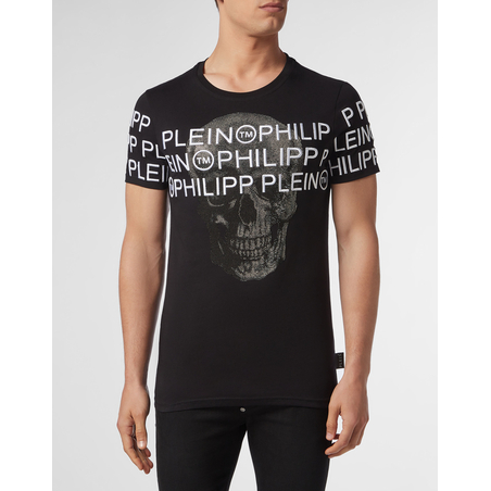 PHILIPP PLEIN - T-SHIRT ROUND NECK SS SKULL