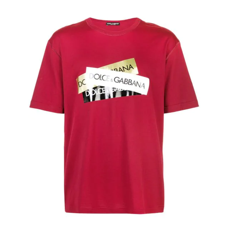 DOLCE & GABBANA  - logo print T-shirt