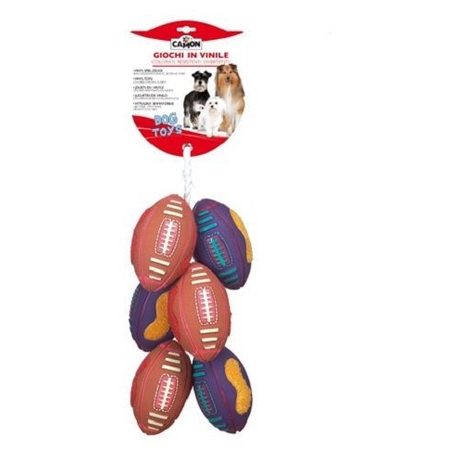 צעצוע לטקס רוגבי לכלב 