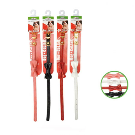 קולר עם פפיון לכלב קטן 