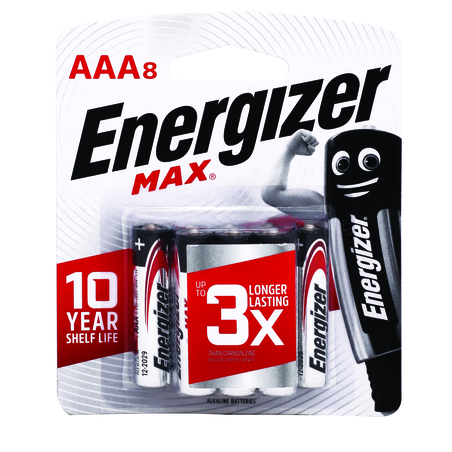 Energizer סוללות מקס 1X8 AAA