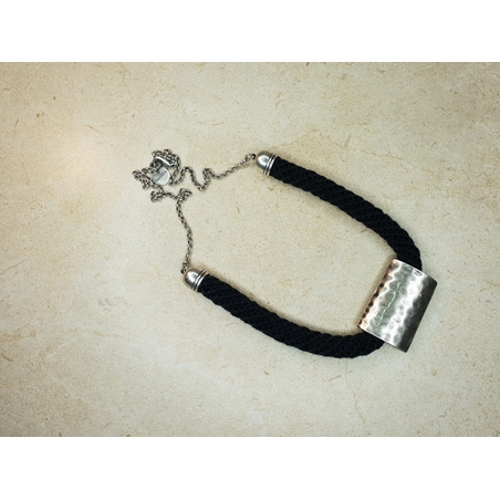 Black & Silver Necklace | Lihi