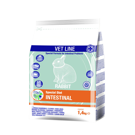 מזון רפואי לארנבים- לבעיות עיכול- אינטסטינל