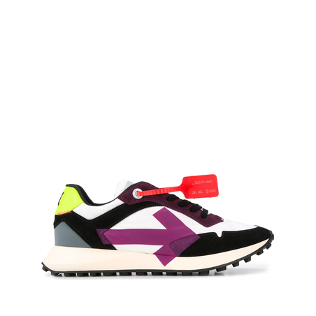 OFF-WHITE- Arrow print low-top sneakers