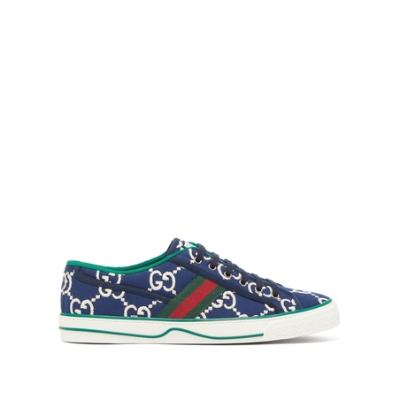 GUCCI 1977 GG-jacquard Web-stripe trainer