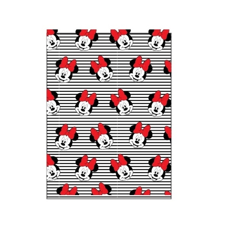 שמיכה - מיני מאוס אדום לבן