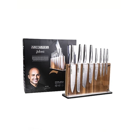 אדוני סט 9 חלקים מעמד סכינים