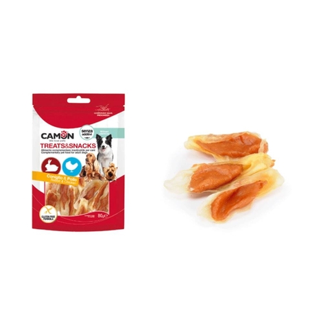 חטיף אוזני ארנב ממולא בעוף