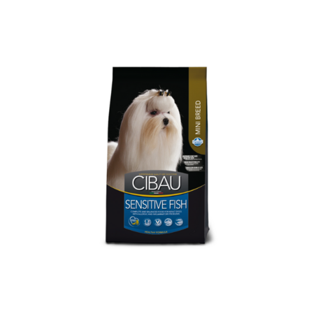 CIBAU סיבאו מזון יבש לכלבים סנסטיב דגים מתאים לגזע קטן 2.5 ק