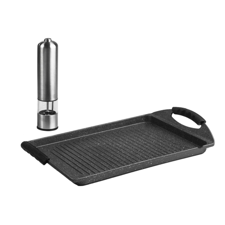 סט פלאנצ׳ה ומטחנה חשמלית 