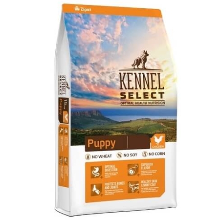 KENNEL SELECT קאנל סלקט מזון יבש לגורי כלבים על בסיס עוף