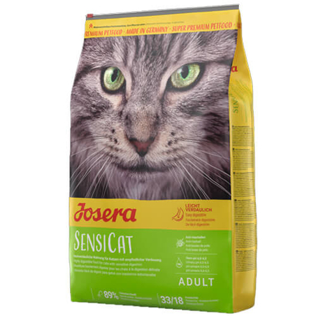 JOSERA SENSICAT גוסרה סנסיקט מזון יבש לחתולים בוגרים עם רגישויות 