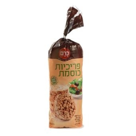 פרכיות כוסמת ללא מלח 160 גרם 